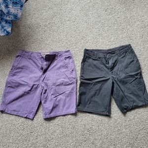 2 pairs men's shorts dc plugg